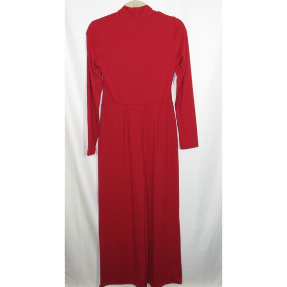 Elegant Red Jumpsuit - Picture 9 of 11